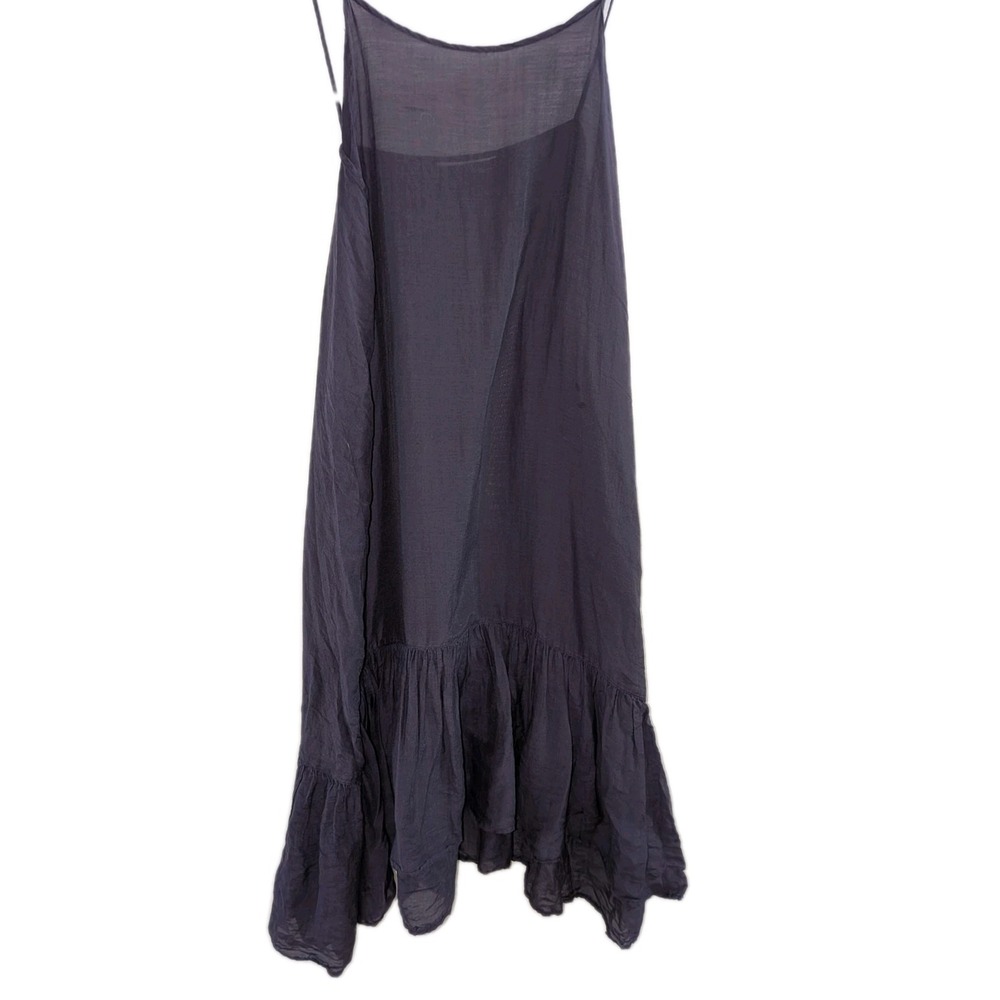 Cotton & Silk Sheer Ruffle Fairy Dark Romantic Vintage Medium Babydoll Grunge M